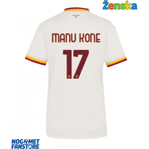 AS Roma Manu Kone #17 Gostujuci Dres za Ženska 2026-27 Kratak Rukav
